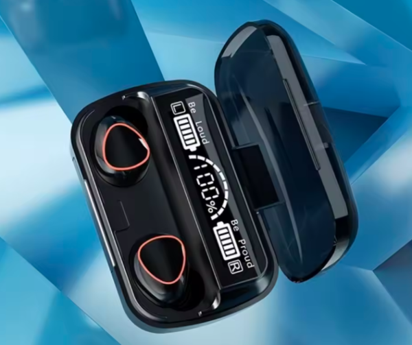 Fone de Ouvido Bluetooth Sem Fio TWS com Case Carregador LED
