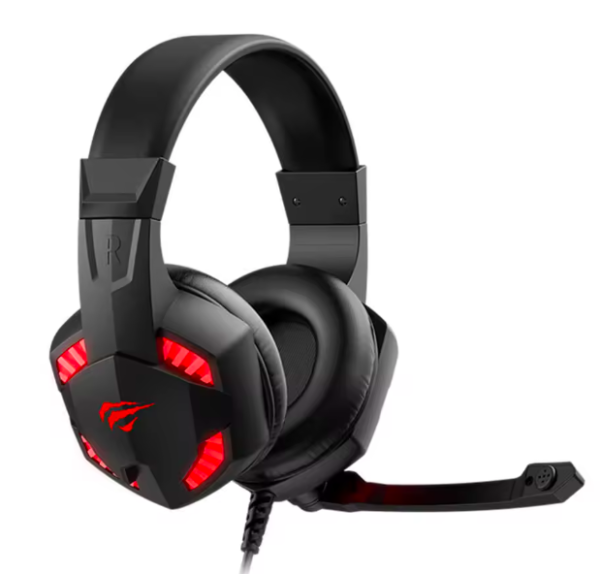 Headset Gamer Havit H2032d com Microfone e LED – Som Imersivo