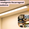 Luz LED Inteligente com Sensor de Movimento 40cm – Recarregável e Magnética